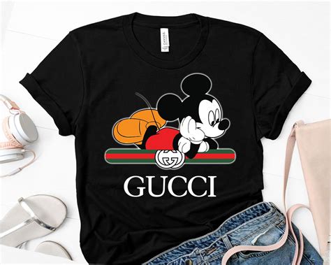 gucci mickey and minnie mouse shirt|gucci mickey mouse collection.